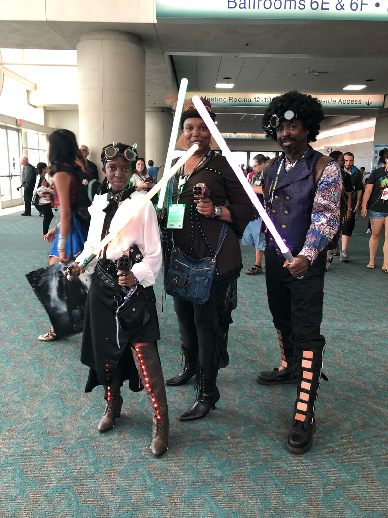 Steampunk Jedi: An elegant cosplay for a more civilized age.